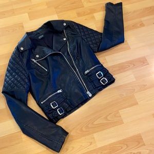 Topshop Vegan Leather Jacket